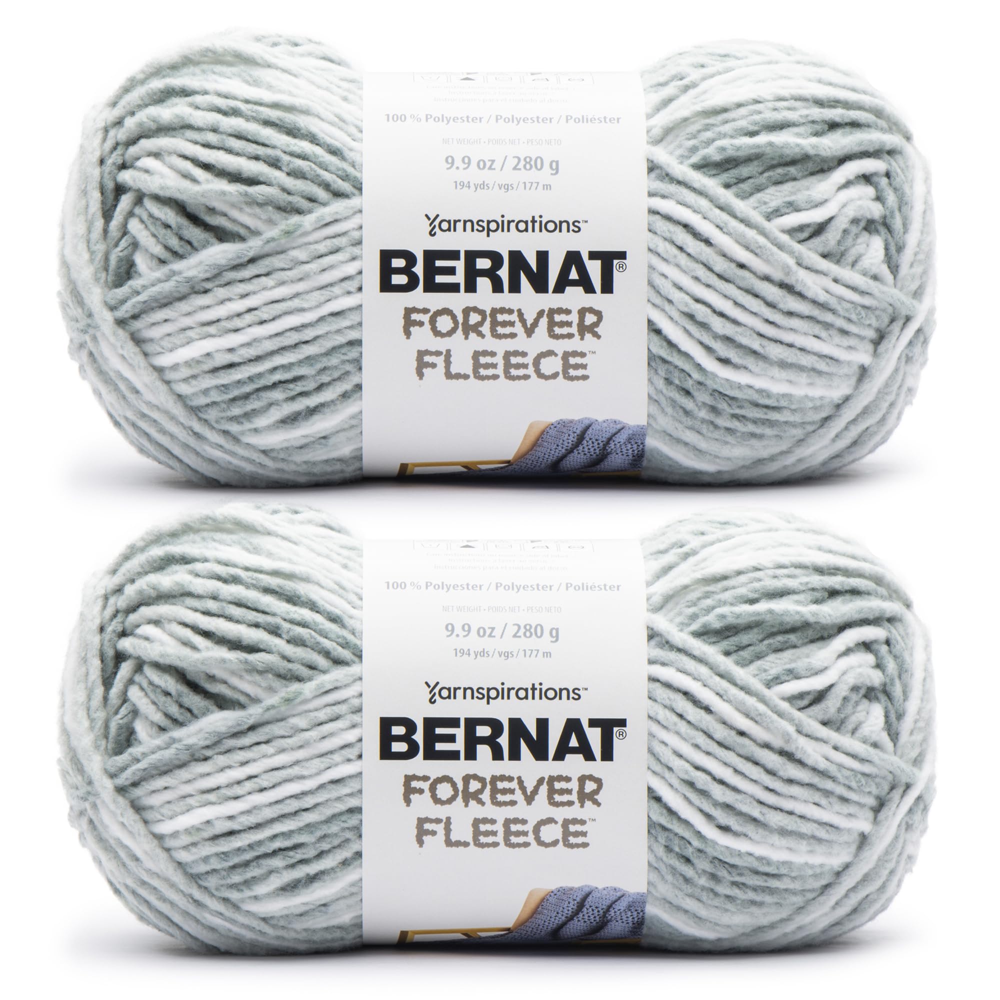 Laine Bernat Forever Fleece Tea Tree 2x280g pour tricot
