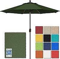 Vista 24 de EliteShade Paraguas de mercado para patio, sombrilla de mesa al aire libre con ventilación y 10 años que no se decolora