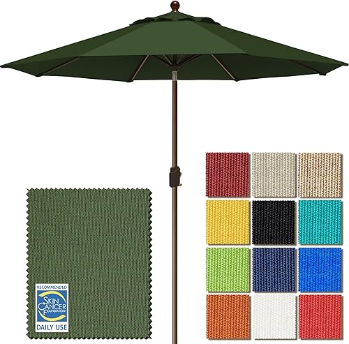 Miniatura 24 de EliteShade Paraguas de mercado para patio, sombrilla de mesa al aire libre con ventilación y 10 años que no se decolora