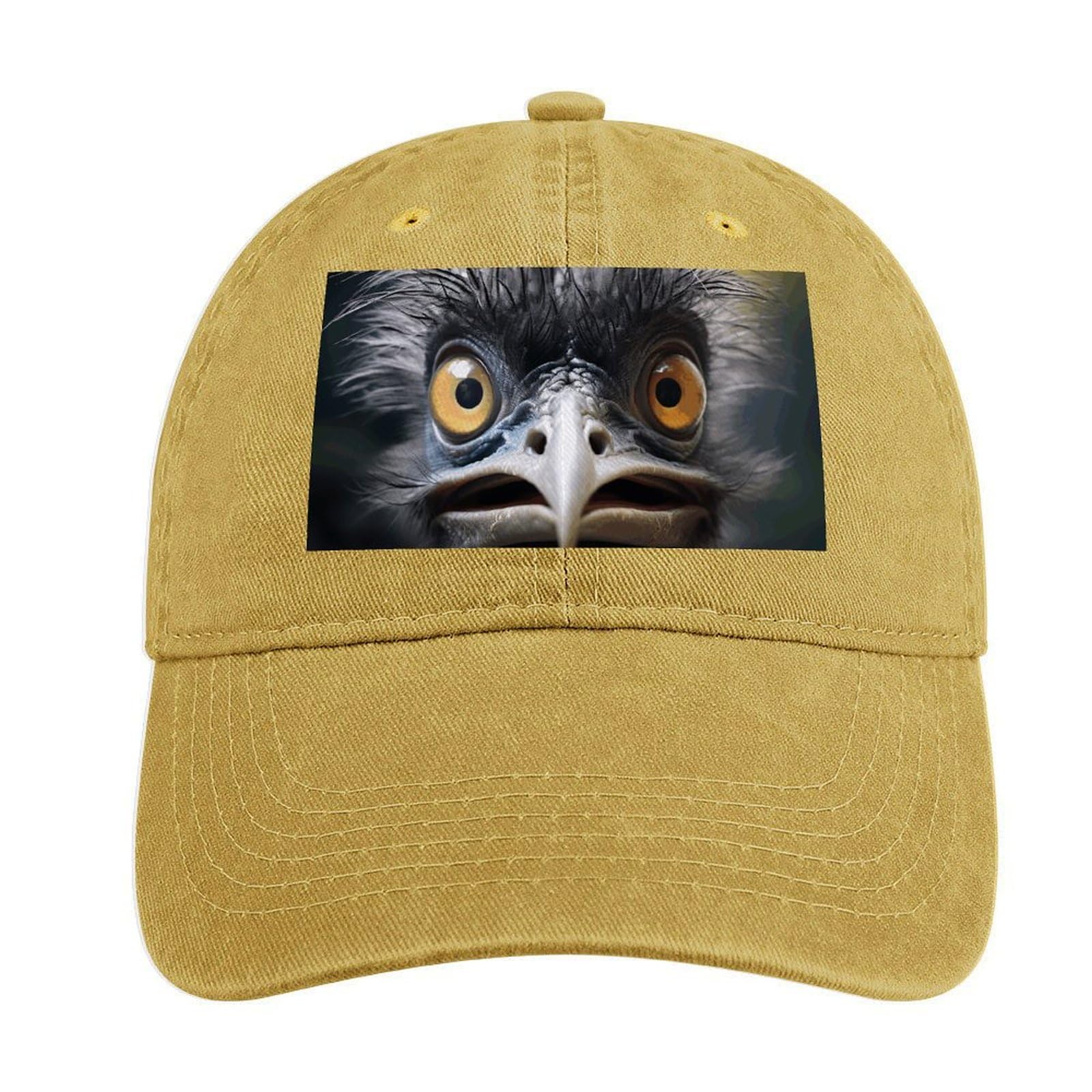 Baseball Cap Cowboy Dad Hat for Men Women Baseball Hat Emu Golf Dad Cap by LZQPOEAS – Sand Colour-emu, Model fws5rtge564trf