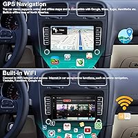 Vista 3 de UNITOPSCI Android 11 Estéreo de coche para VW Golf Passat Jetta Touran Seat Skoda Octivia Apple CarPlay Android Auto 2G 32G 7 pulgadas Pantalla