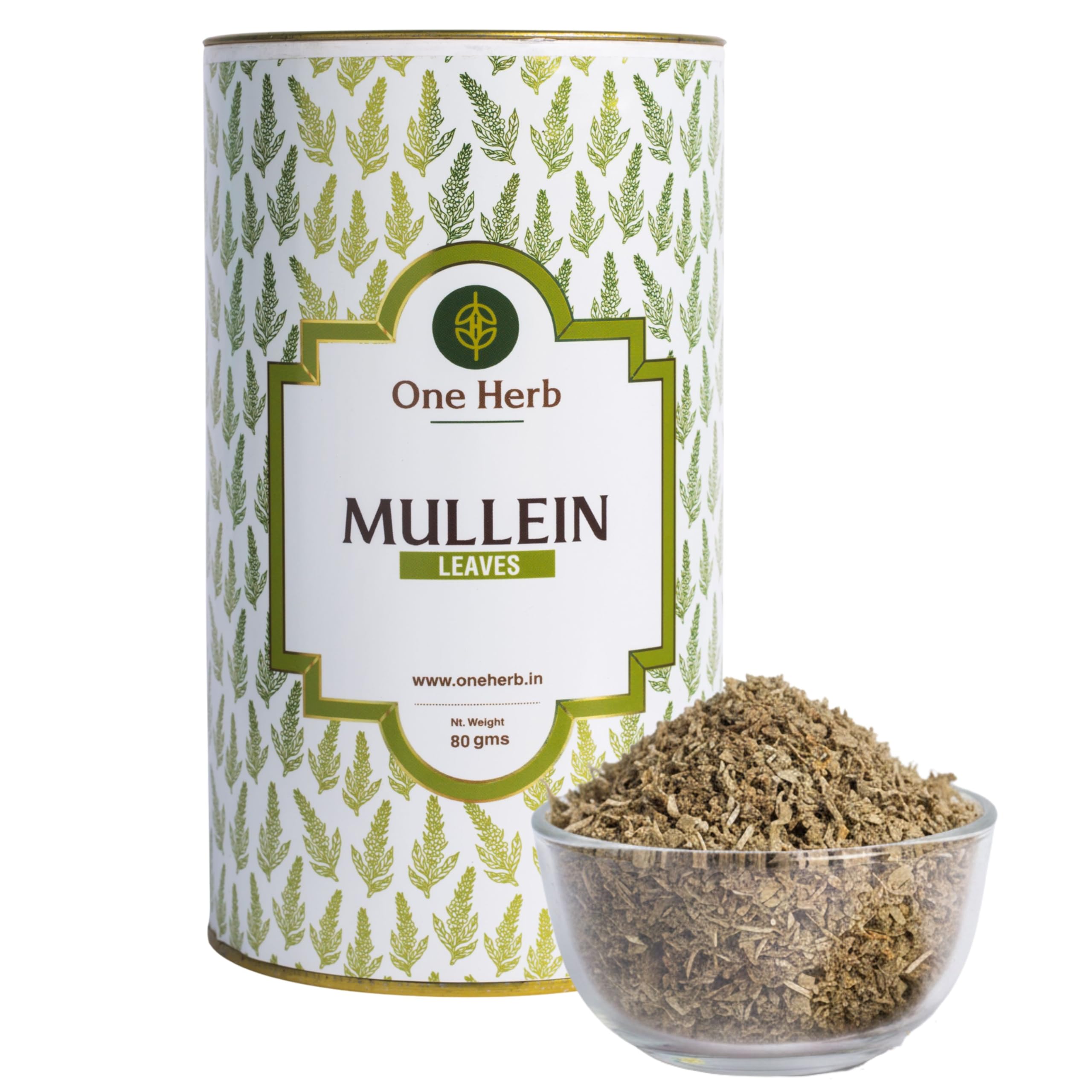 One Herb - Mullein Tea 80g || Verbascum Thapsus L || Mullein Leaf for Lungs Detox Tea || Herbal Support For Healthy Respiratory & Immunity || Helps Soothe Sore Throat || Helps Relieve Anxiety