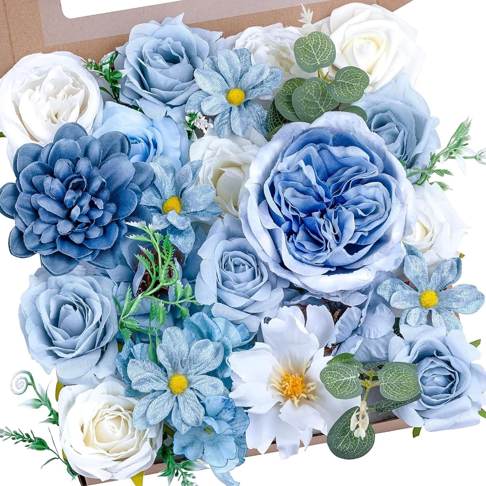 BSMYBO Blue Flower Combo Box