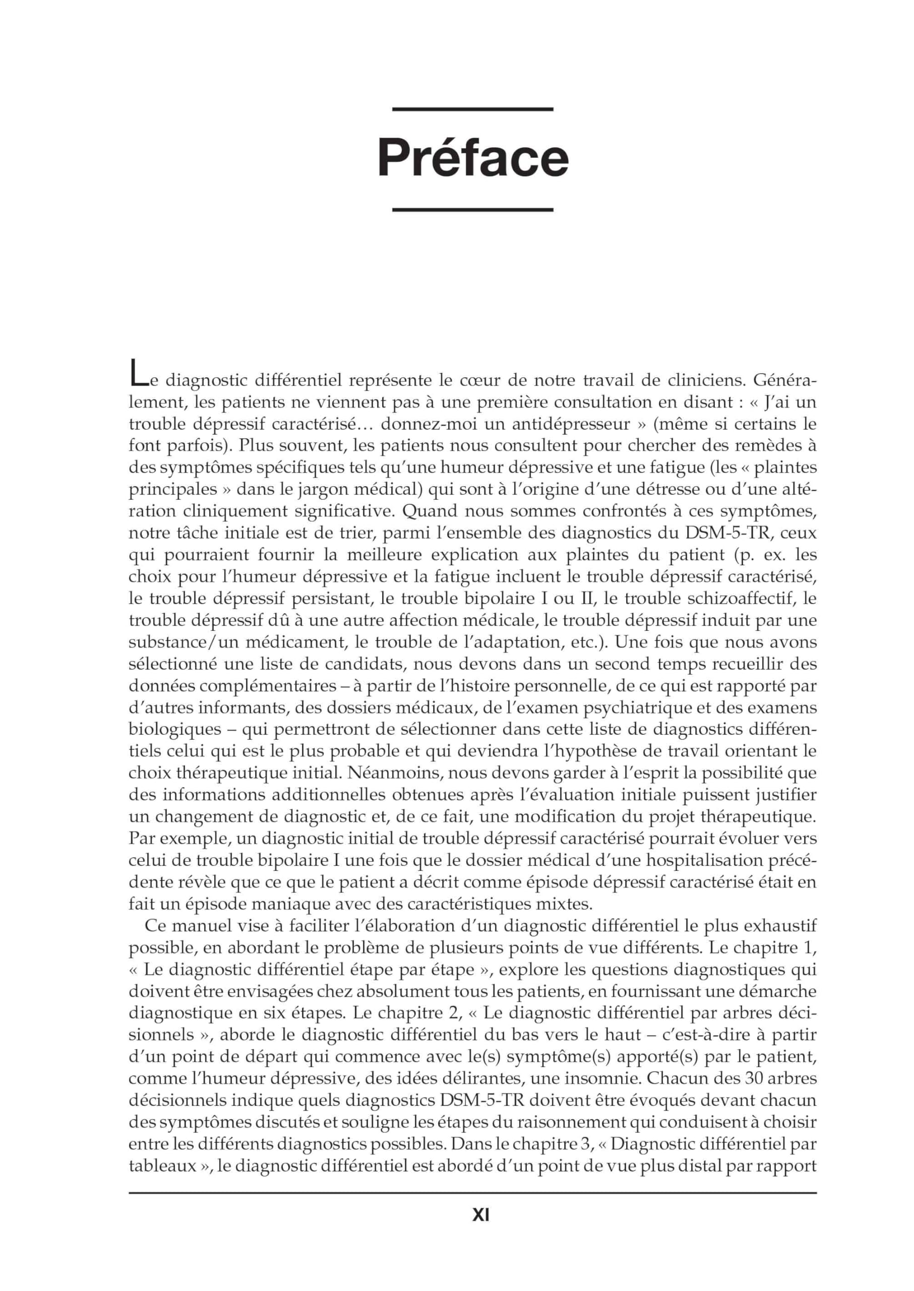 DSM-5-TR - Diagnostics différentiels