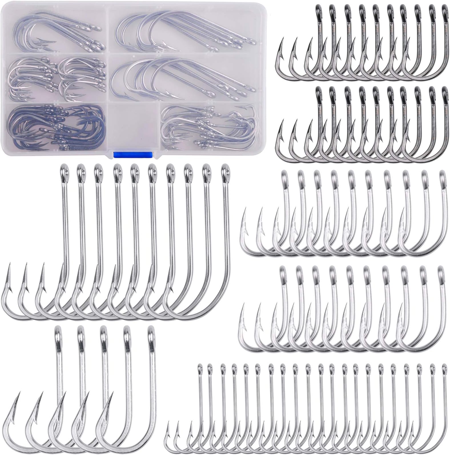 Fishing Live Bait Hooks, Saltwater Fishing Hooks Stainless Steel Circle Hooks Strong Bait Hook Catfish Fishing Live Bait Hooks