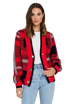 NEEDLES × EDIFICE British Check Cardigan Needles - Mohair Cardigan | HBX - Globally Curated Fashion