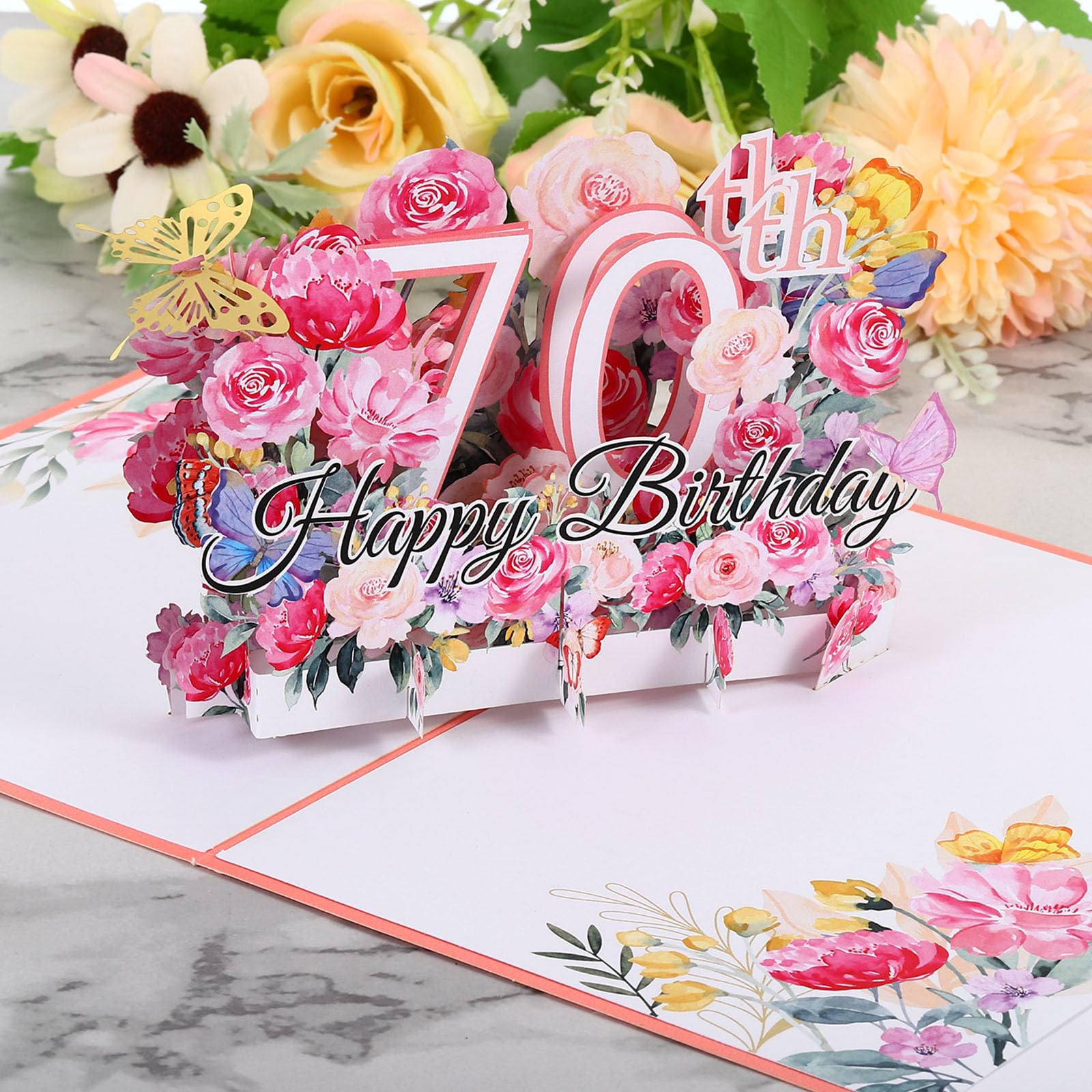 Happy 9th Birthday Pop Up Biglietto per ragazze, 9 anni, idea regalo di compleanno per figlia, nipote, fidanzata, divertente 9° compleanno, biglietto di auguri 3D per lei