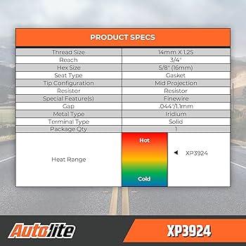 Amazon.com: Autolite Iridium XP Automotive Replacement Spark Plug
