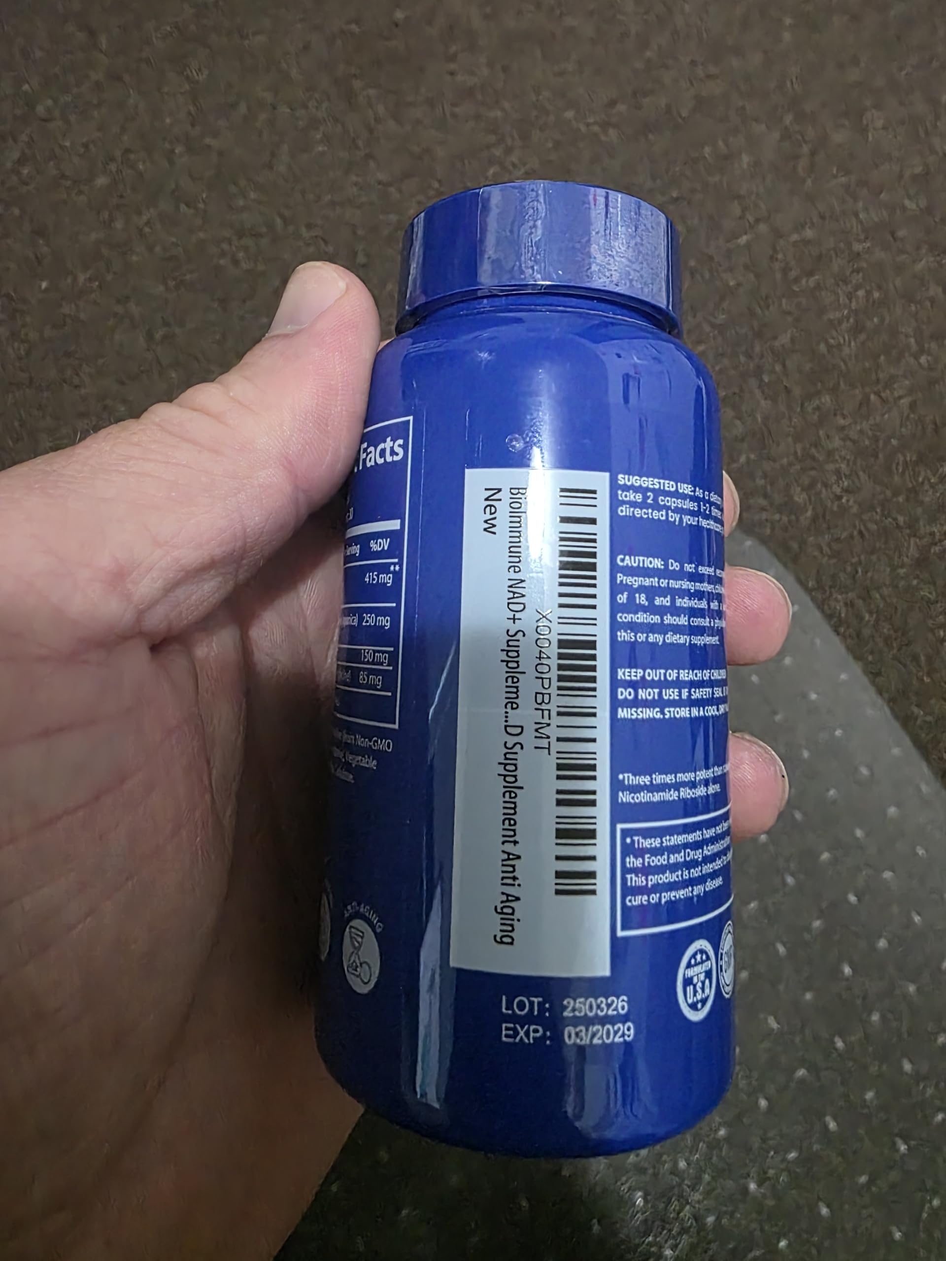 BioImmune NAD+ Supplement. Exclusive Formula w/Patent Pending RiboYOUNG™. Nicotinamide Riboside, Quercetin, Resveratrol, Betaine NRF2 Activator. Youthful Aging True NAD Supplement — Amazon image 13