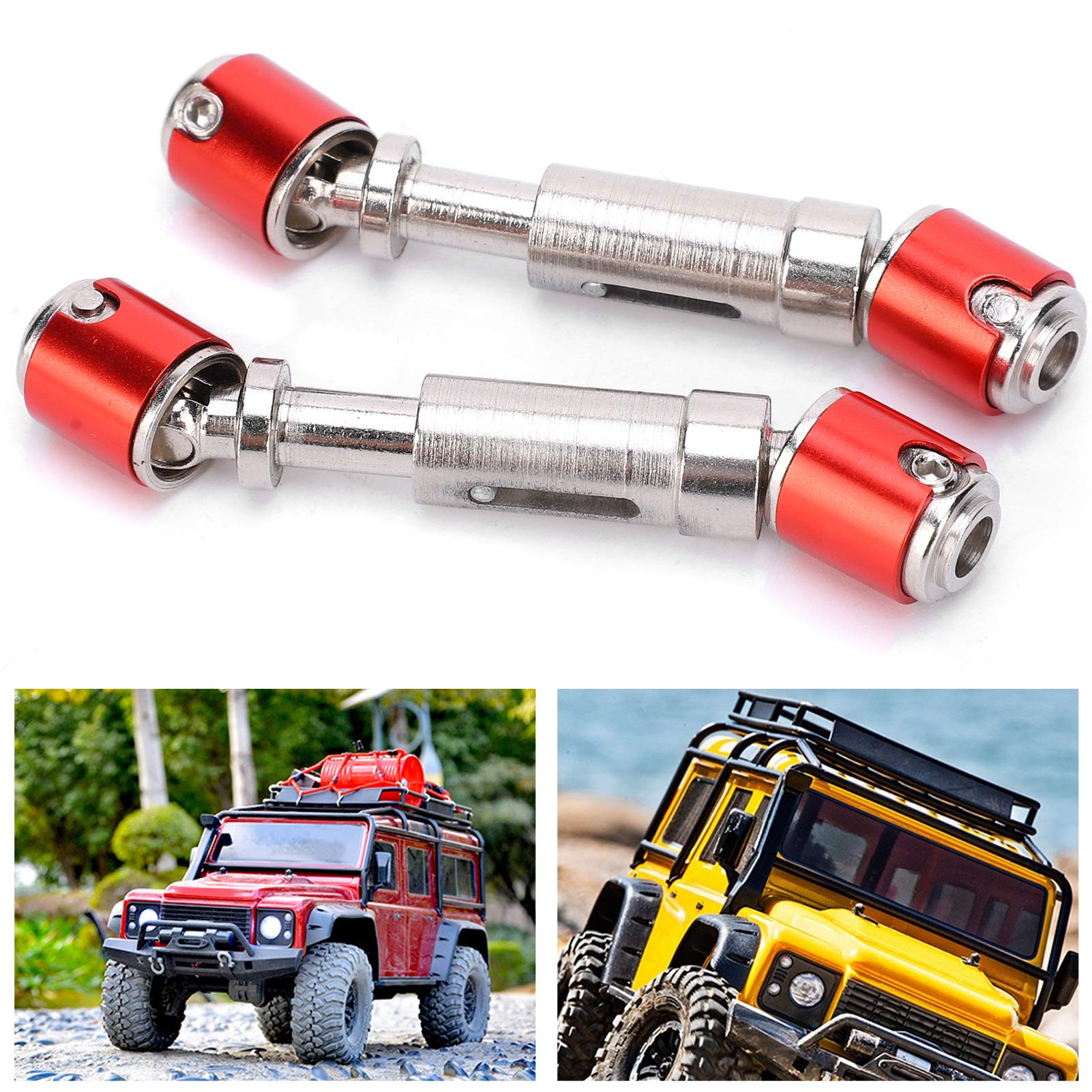lopituwe 1:10 Schaal aandrijfas auto-onderdelen accessoires duurzame upgrade metalen midden aandrijfas RC crawler vervangende koppeling cup assen upgrade metalen midden RC auto-onderdelen