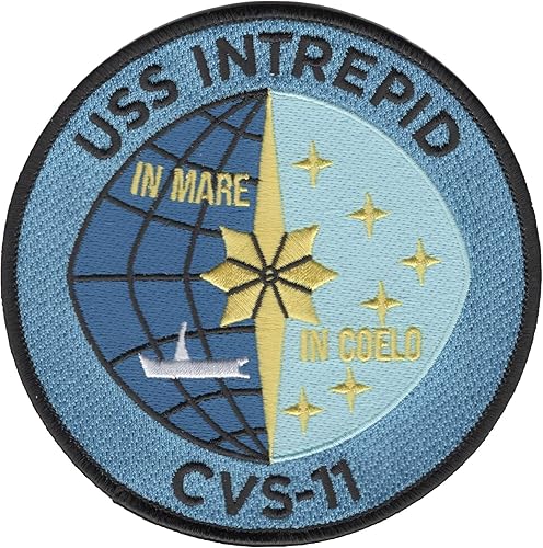 USS Intrepid CVS-11 - Parche para portaaviones, Multi colorido