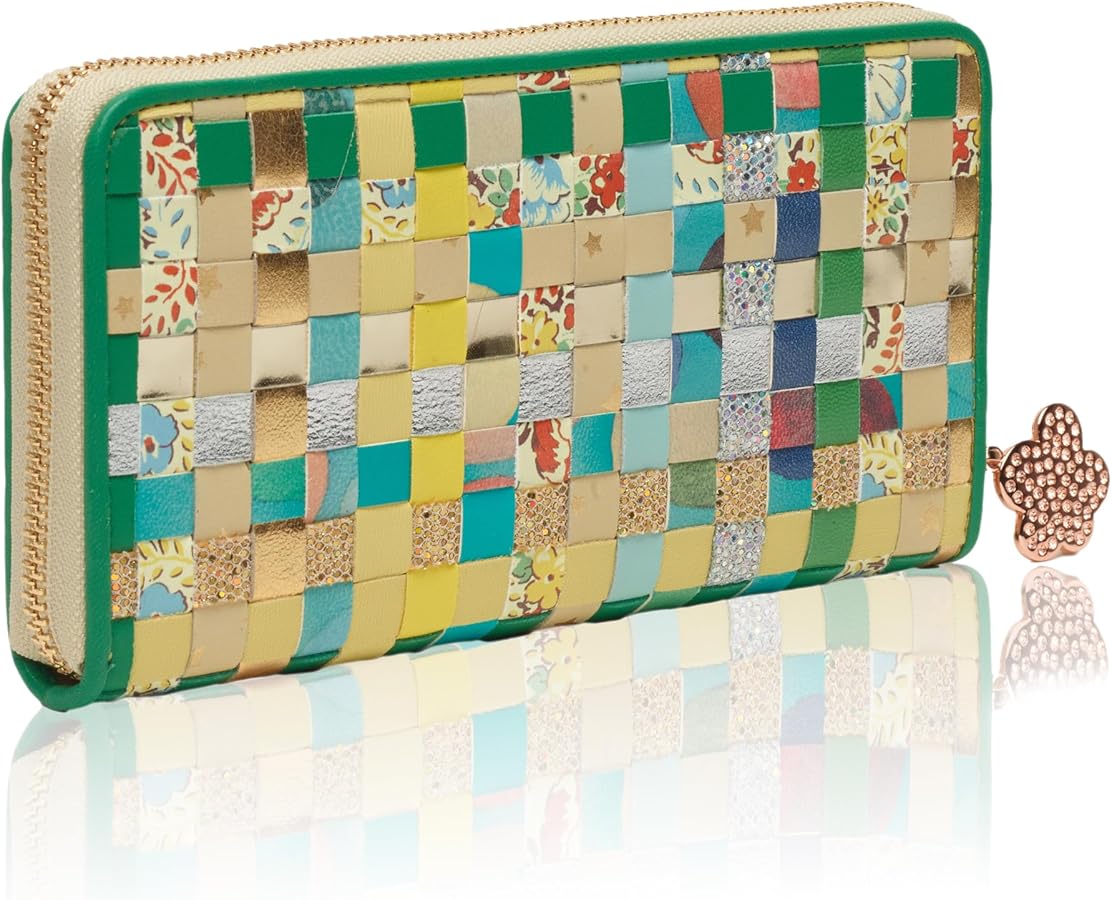 A*♪様 ツモリチサトメッシュ長財布　新品未使用^_^ 期間限定価格 tsumori chisato CARRY 財布 ラウンド長財布 ツモリチサト キラ