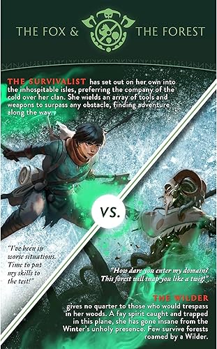 Miniatura 3 de APE Games Ivion The Fox & The Forest - Juego de mesa de construcción de mazos de lucha de fantasía y herocrafting, compatible con autónomos y cruz,