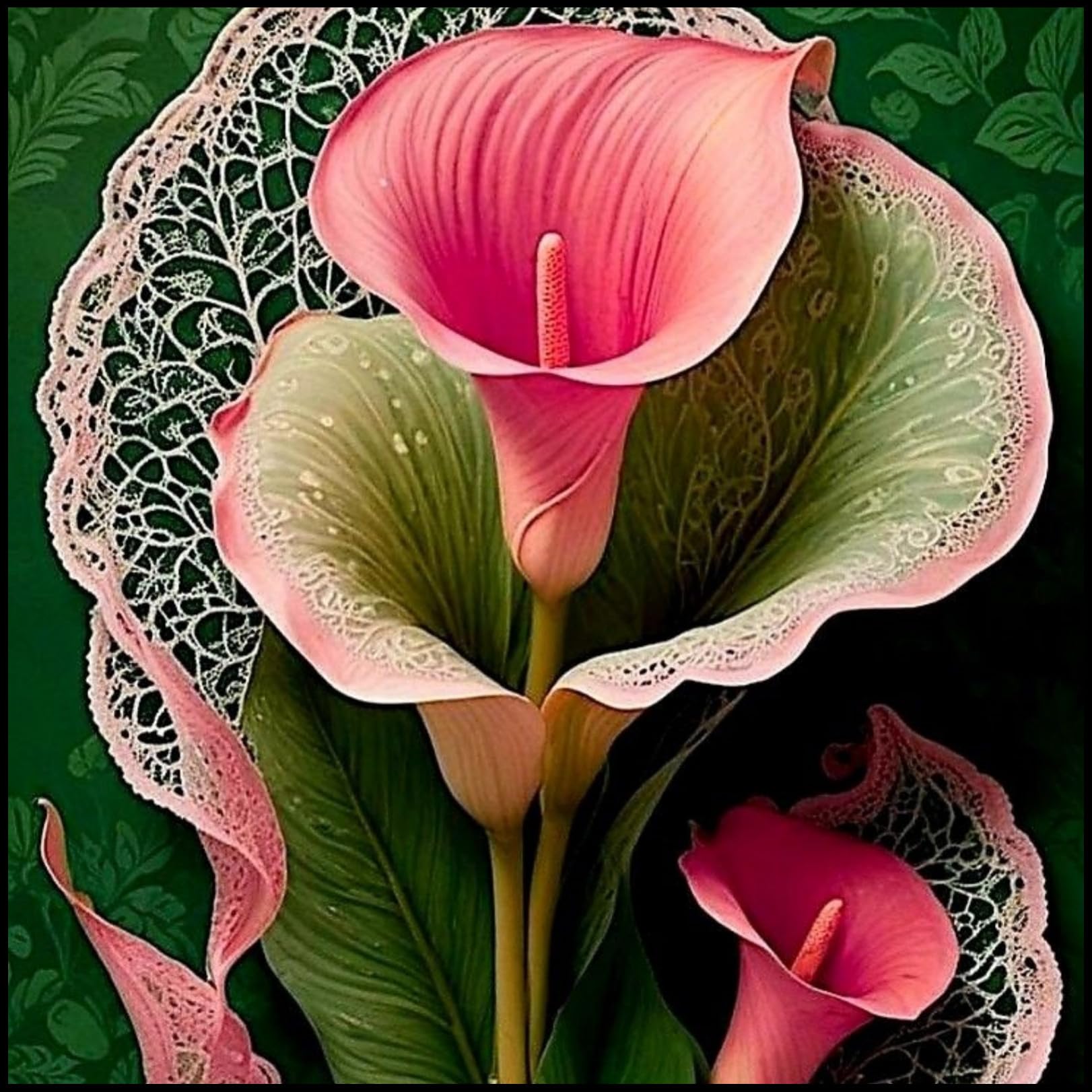 Calla Lily Bulbs.-/Good for Containers/Natural Organic/Greening Flower/Cut Flowers/Wedding Flowers/[NVNJHJN]-8 Bulbs-G