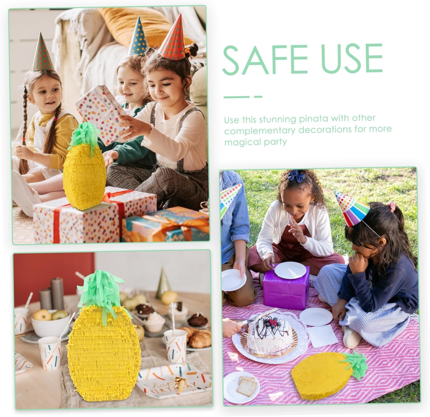 Pinata Pineapple Decor Filled Pinata Bridal Shower Decor Candy Filled Party Pendant