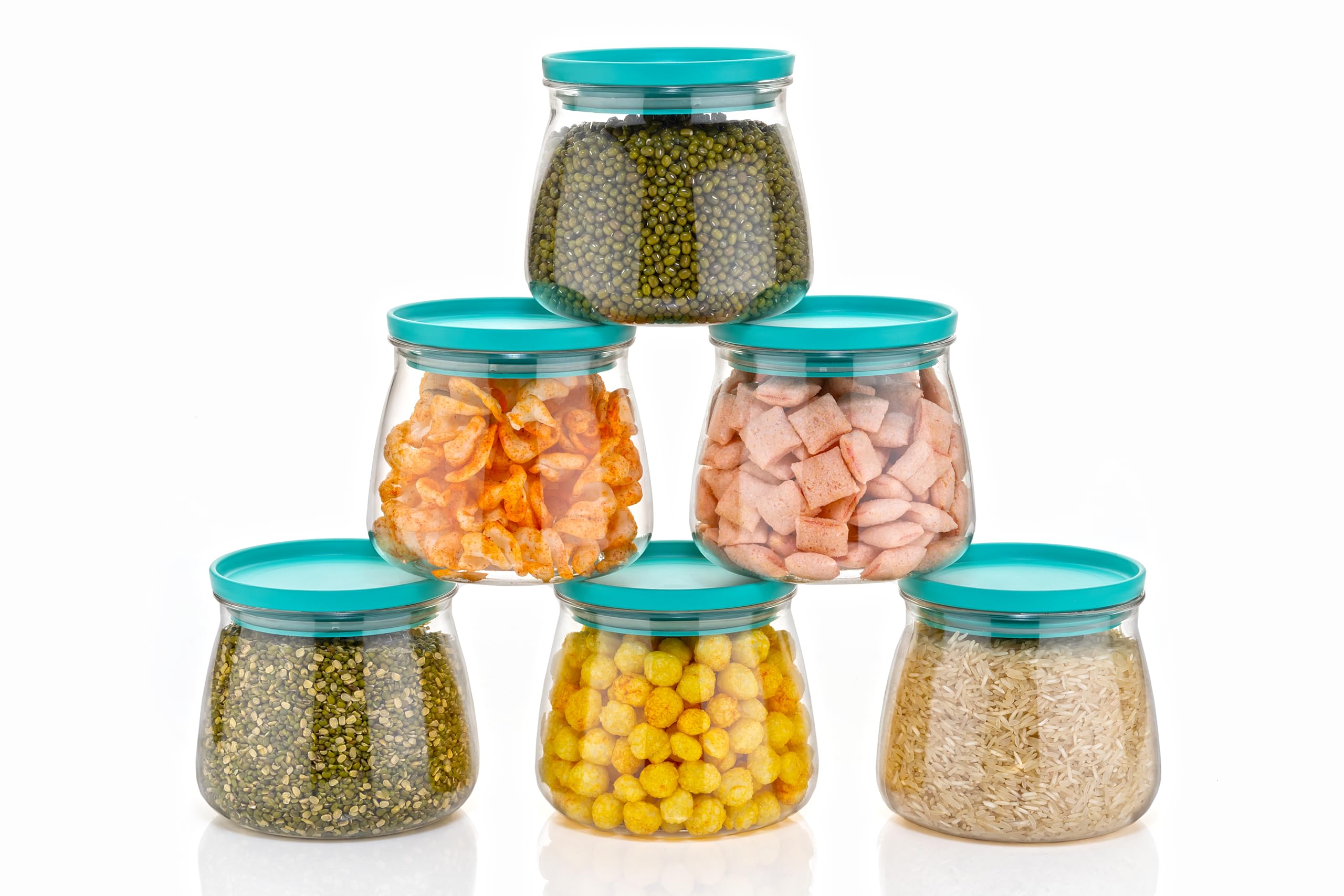 See full amazon price history chart for NARIYA Plastic Transparent Curve Airtight Kitchen Storage Round Design Leakproof Multipurpose Grocery Storage Containers for Home and Kitchen (Pack of 6 - Black, 900 Ml) NARIYA Plastic Transparent Curve Airtight Kitchen Storage Round Design Leakproof Multipurpose Grocery Storage Containers for Home and Kitchen (Pack of 6 - Black, 900 Ml) (B0CNRSLX3P) Amazon Price History, Amazon Price Tracker