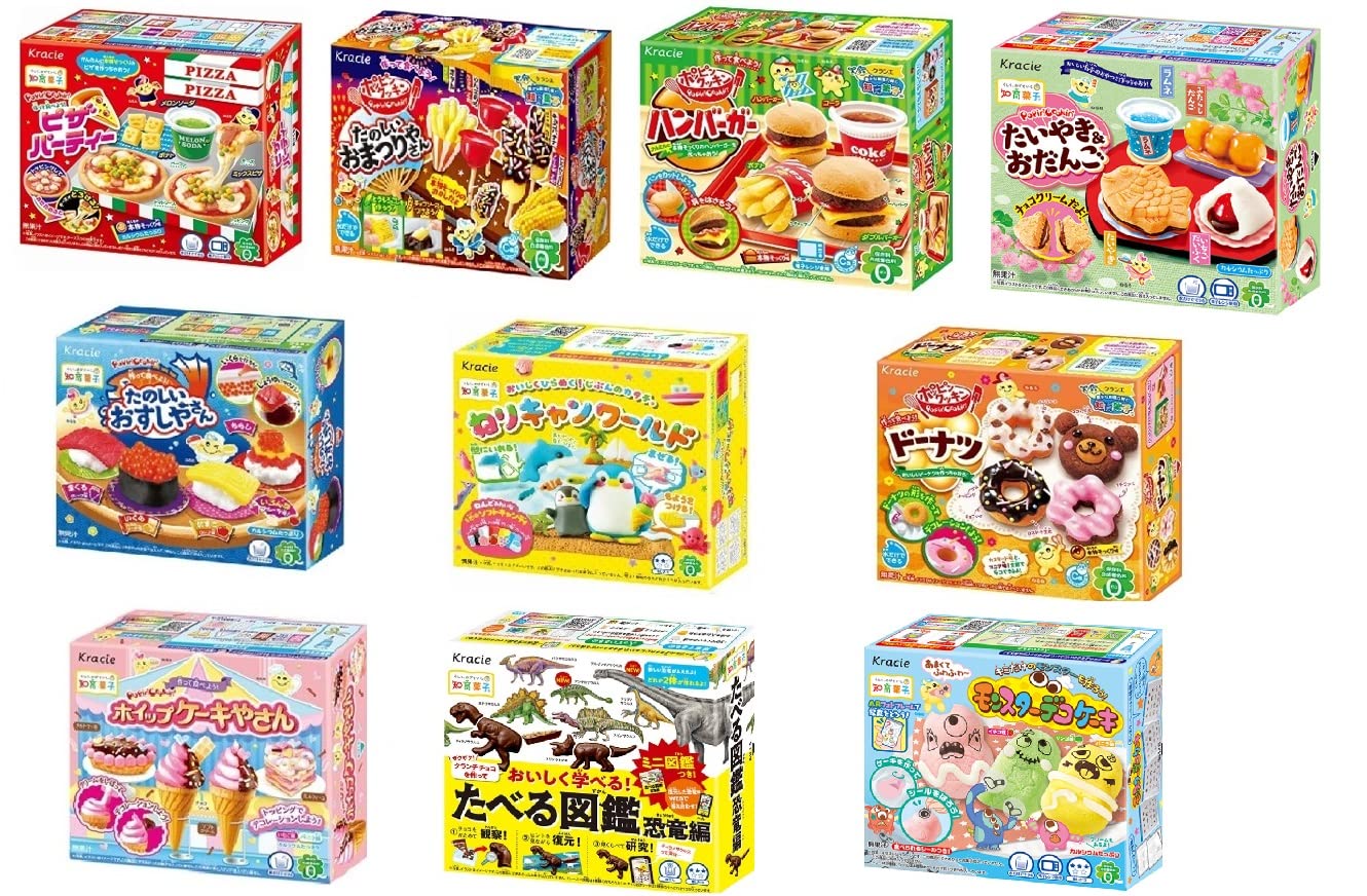 blackbooktoy sweet pain killer 【抽選当選】送料込 7 Kracie Popin Cookin Kits DIY Japanese Candy Sets Sushi Hamburger