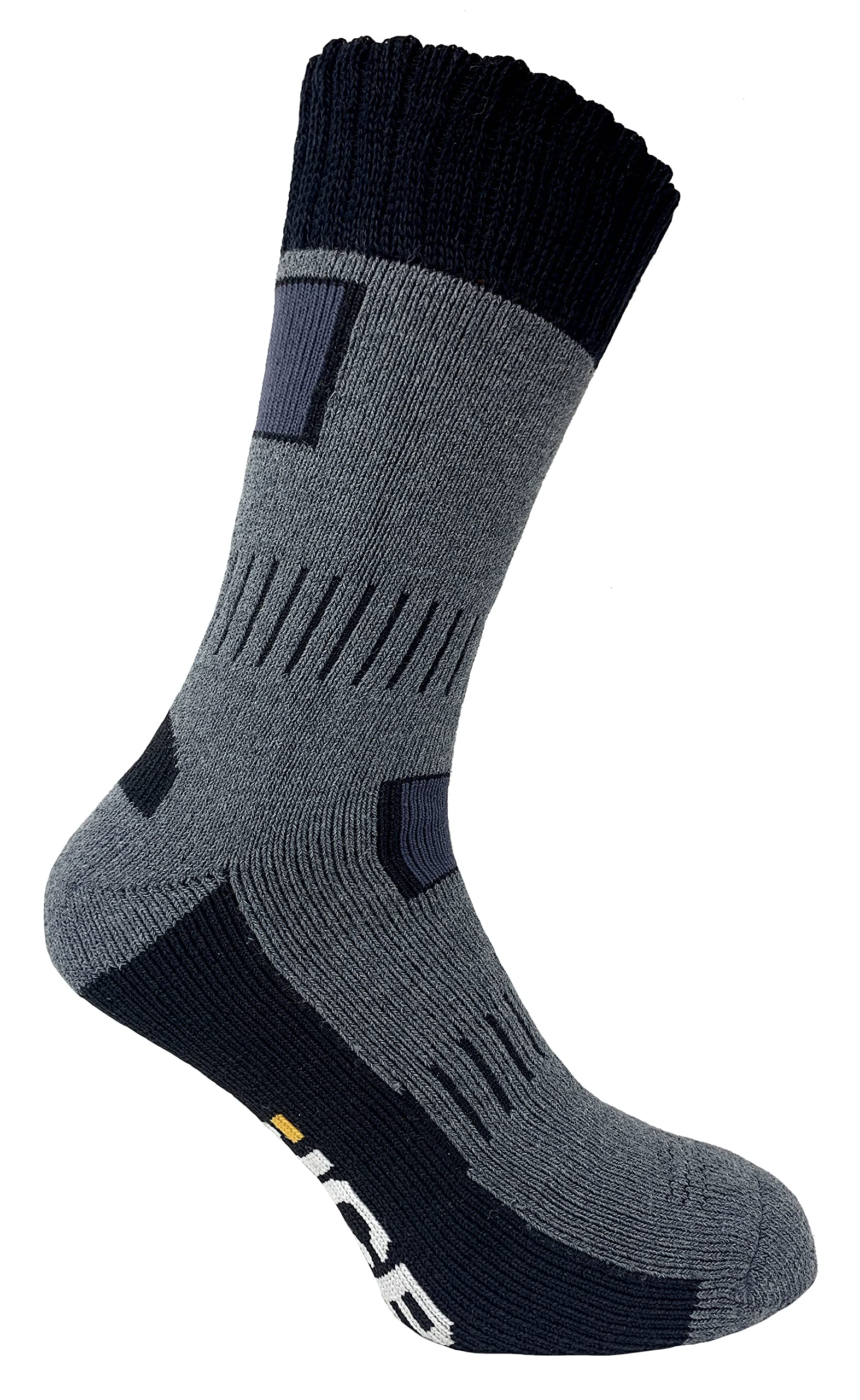 JCB 1pk Rigger Boot Outdoor Activity Mens Socks (9-12, Grey)