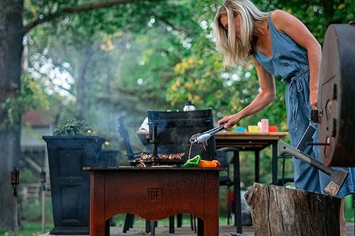 Miniatura 13 de Black Earth Teppan XL - Parrilla de madera de acero al carbono