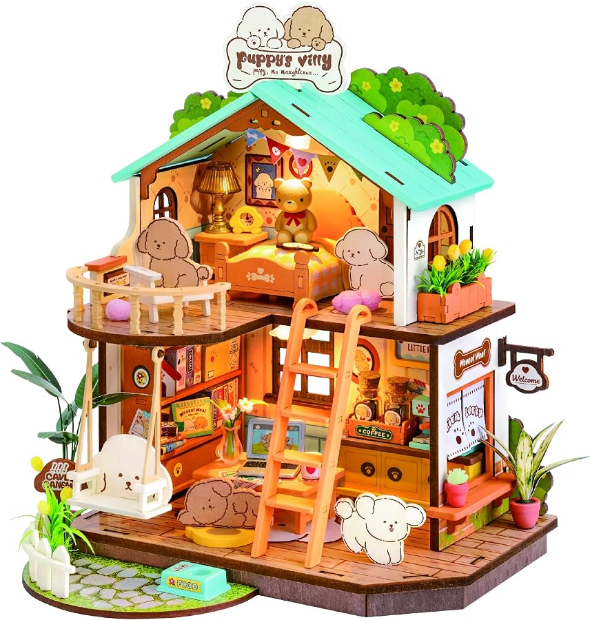 Rolife DIY Minyatür Ev Kiti-Yavru Rahat Villa