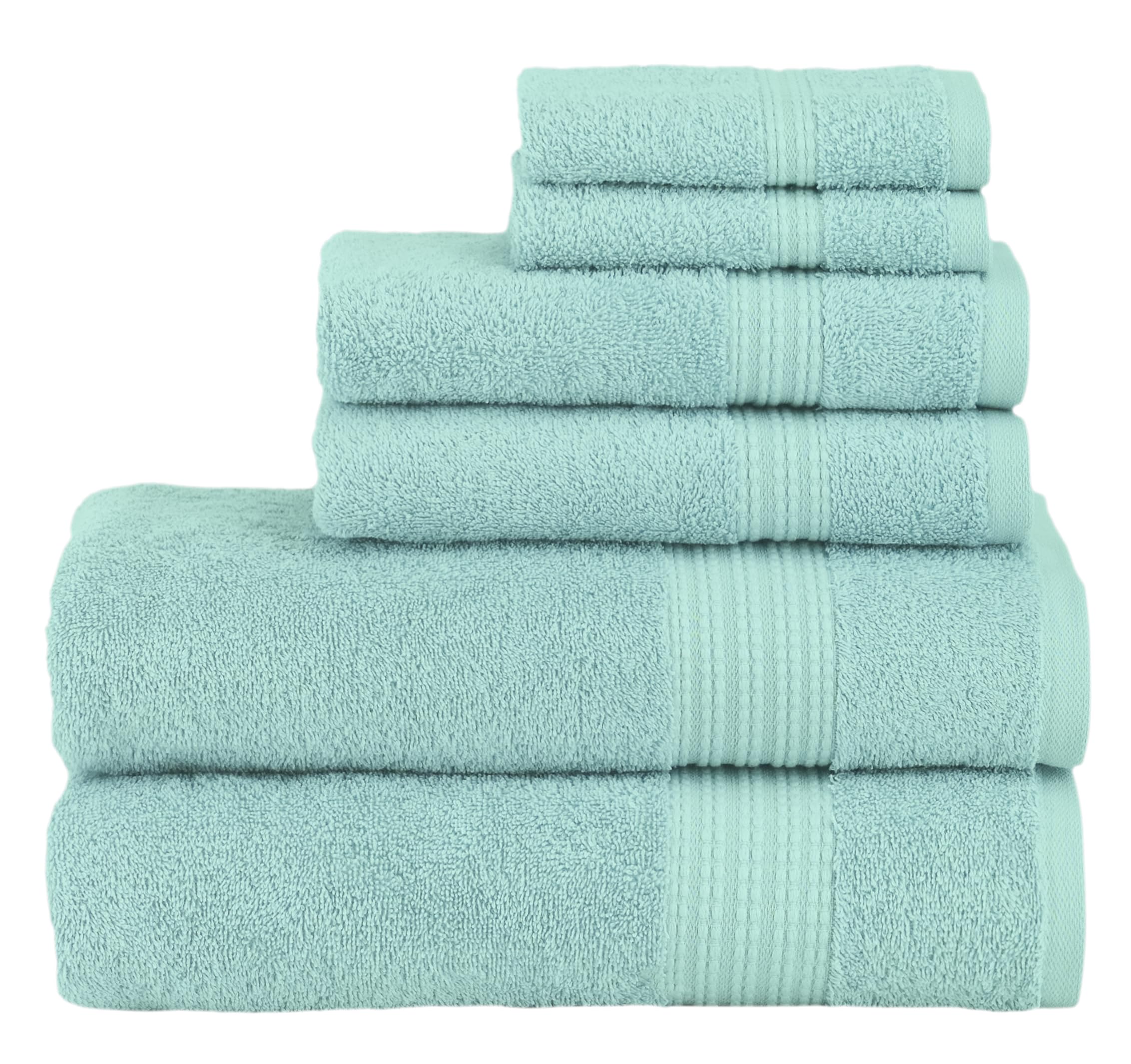 Amazon.com: Nine West 6 Piece Towel Set, 100% Turkish Cotton Terry