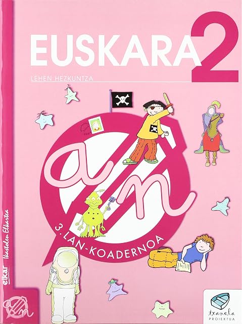Portada de Euskara 2. Lehen Hezkuntza. Lan Koadernoa 3