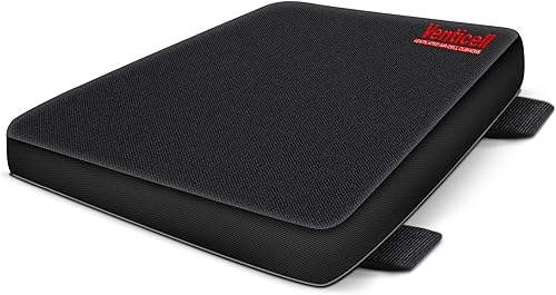 VENTICELL - Cojín cómodo para pasajero de motocicleta con correas súper fuertes y base antideslizante