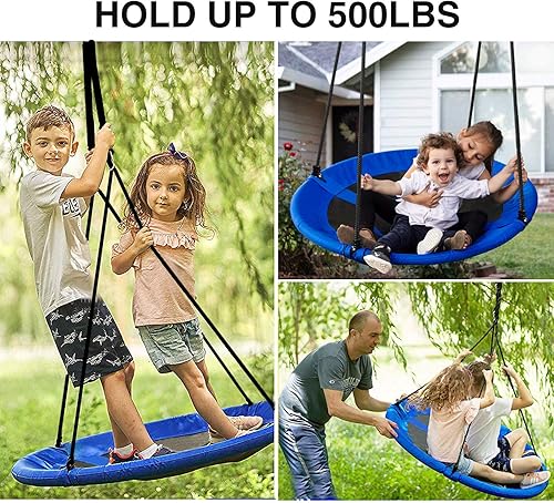 Miniatura 6 de RedSwing Columpio para niños en interiores y exteriores, columpio redondo grande de 4340 pulgadas, ideal para árboles, columpios, patio trasero,