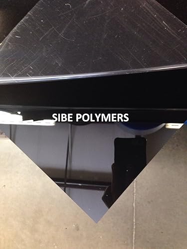 KYDEX – Lámina de plástico negro 12" x 12" X 1/16" (0.060")