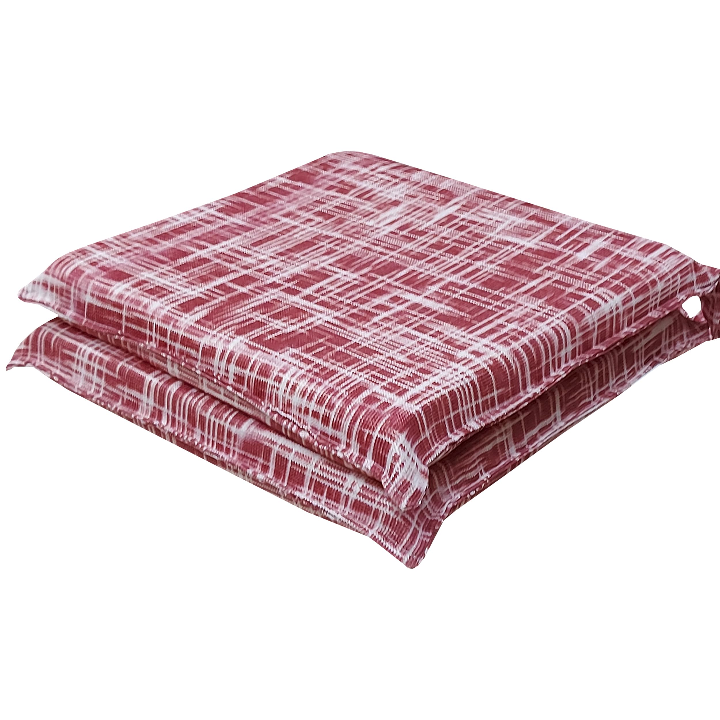 Cuscini Per Sedie Da Cucina Set 6 Pezzi - 40x40x5cm, Sfoderabili, Con Laccetti, Stampa Ventagli - Foto 7