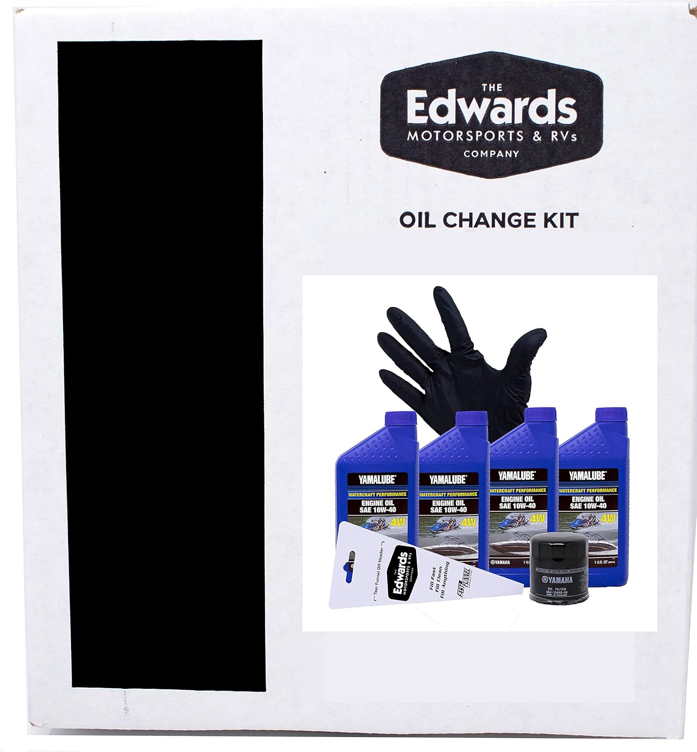 Edwards Oil Change Kit fits 2011-2021 Yamaha VX 1800 WaveRunner Watercraft