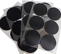 Vista 13 de Tiras autoadhesivas de cierre de de 2 x 4 pulgadas, cinta adhesiva de montaje de doble cara negra para organización de oficina en casa (12 pares)