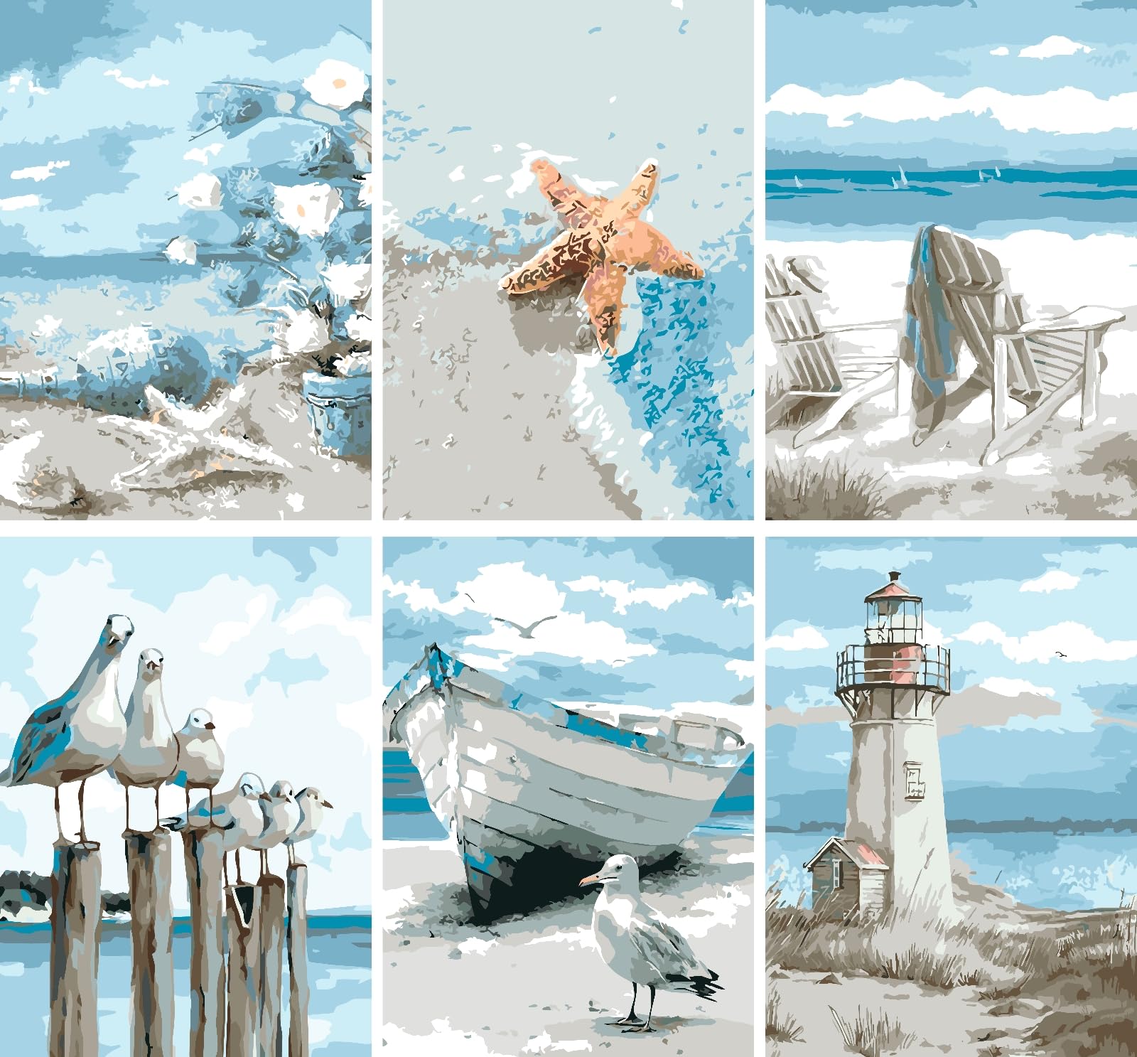 ZUUMGAR Acryliques Peinture Par Numéros Pour Adultes Débutants Enfants,DIY Paint By Numbers Kit Sans Cadre 40X50CM