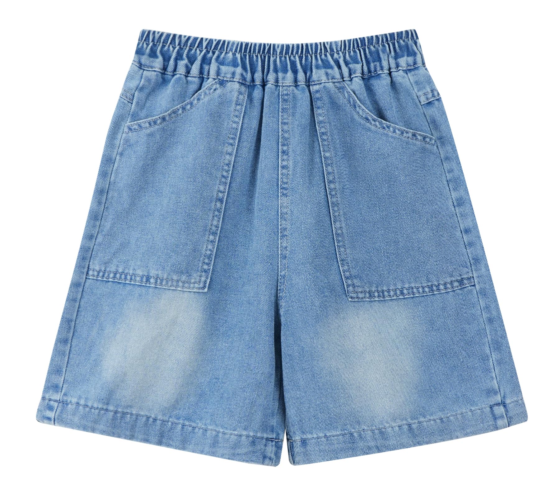 Short pour fille Y2K style baggy en denim stretch confortable