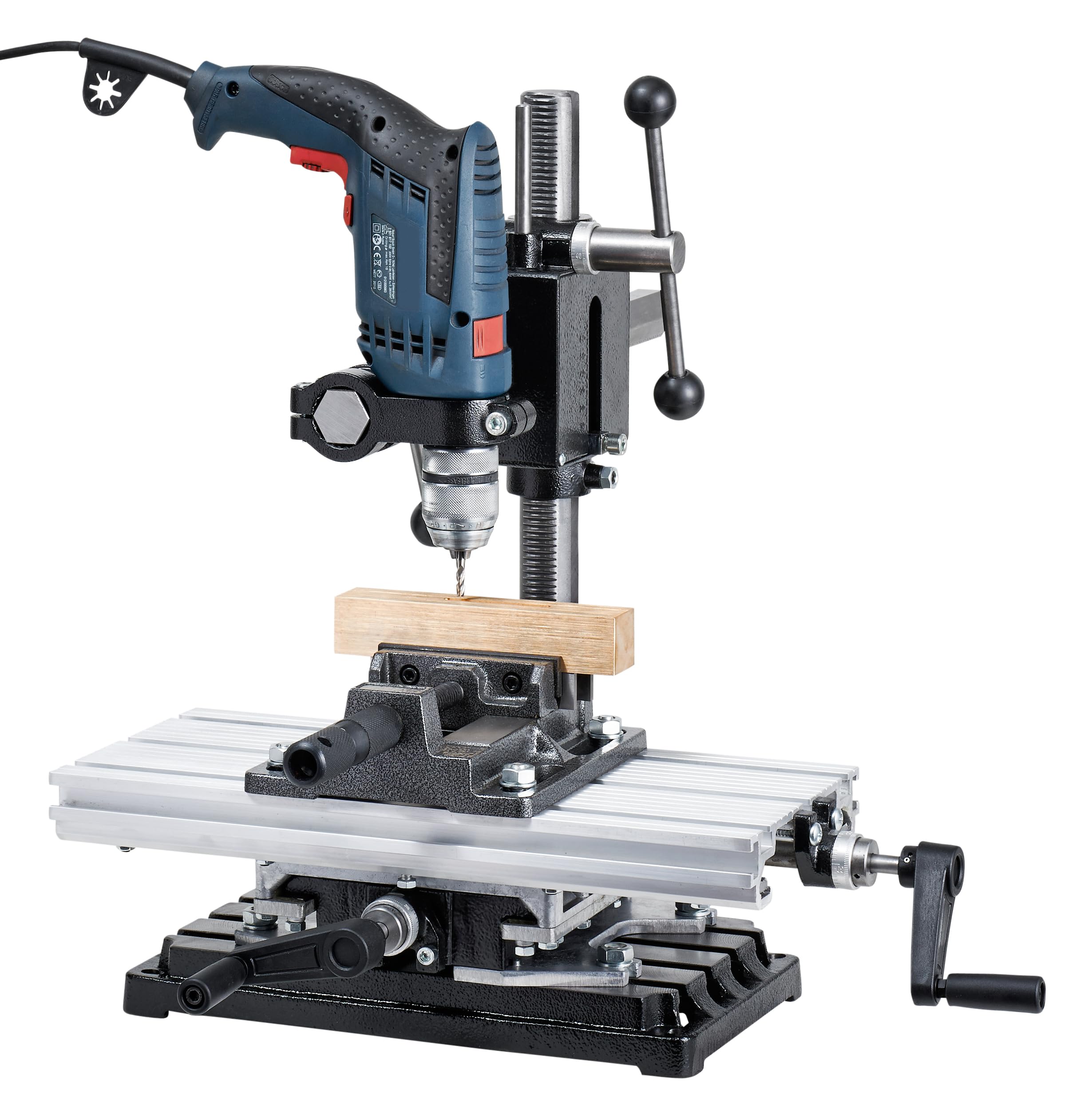 WABECO 2-osiowy stół współrzędny K400 400 x 180 mm stół krzyżowy stół wiertarski do stojaka wiertarskiego