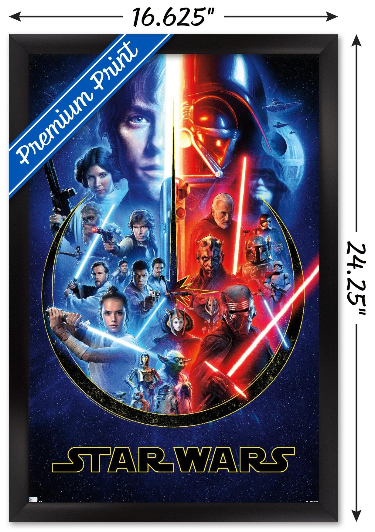 Amazon.com: Trends International Star Wars - Skywalker Saga Wall