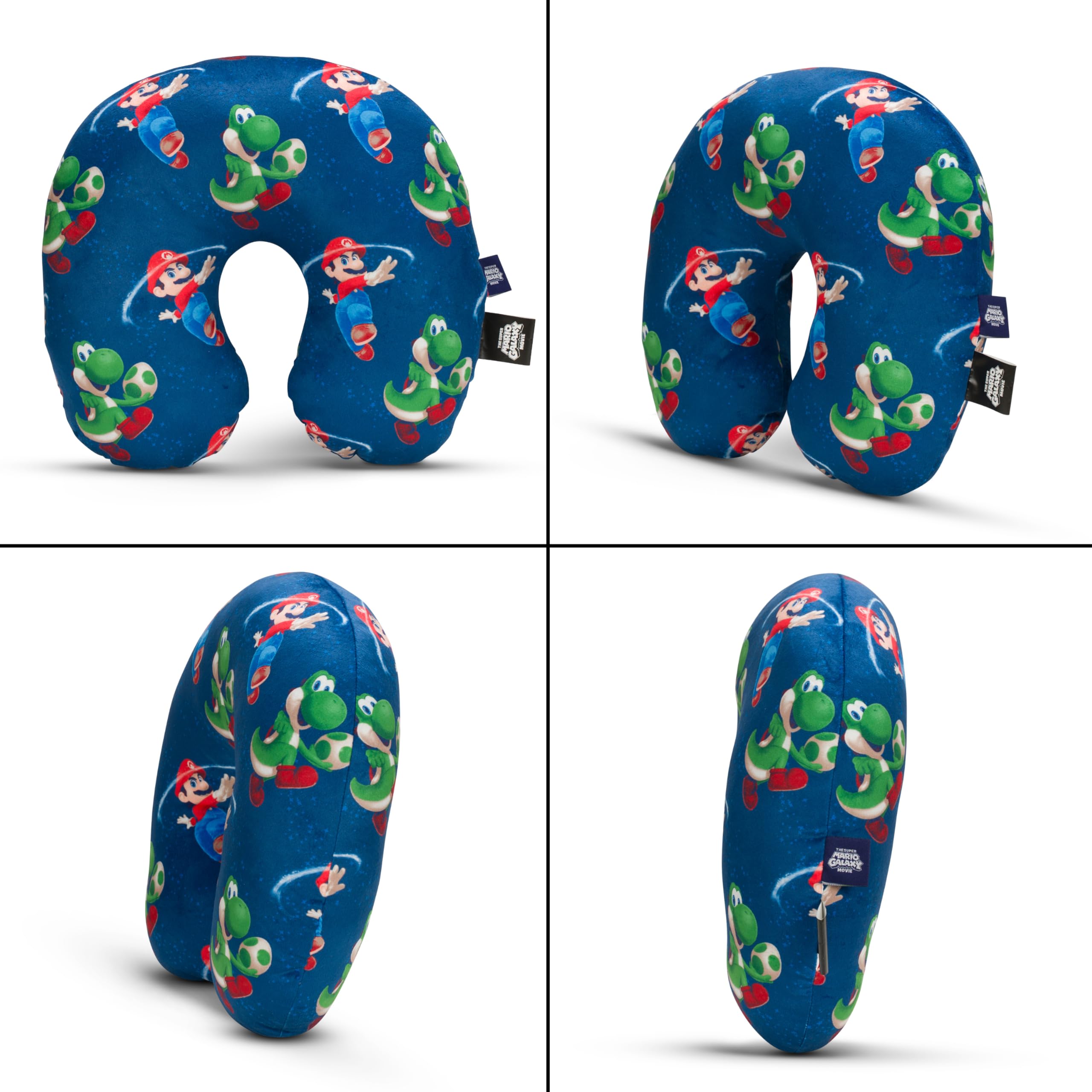 The Super Mario Galaxy Movie Travel Neck Pillow – Kids Soft