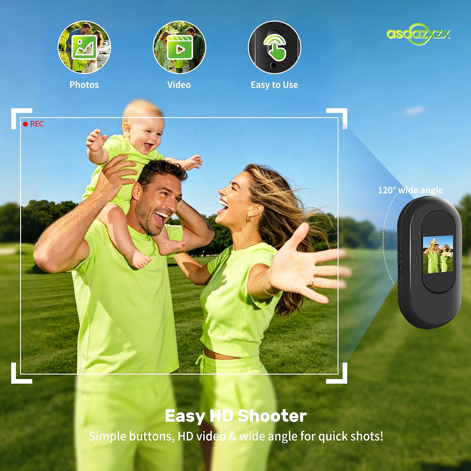 Mini Body Camera 1080P, 2026 Improved Design Action Camera with 0.85'' Display Screen, Motorcycle Helmet Cameras, Wearable Sports POV Camera, Video/Photo, 120° Wide-Angle, Multiple Accessories