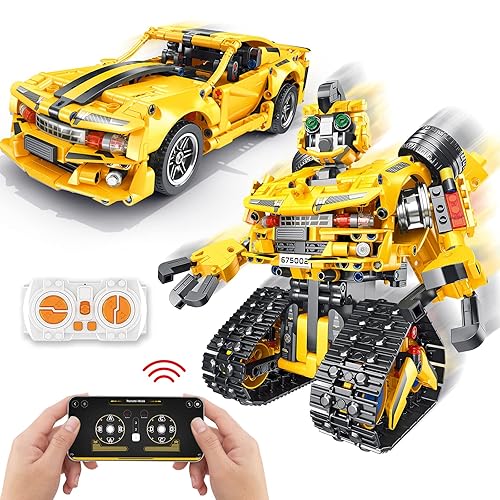 Sciencow 2-in-1 Build a Robot Kit, Remote & APP Controlled