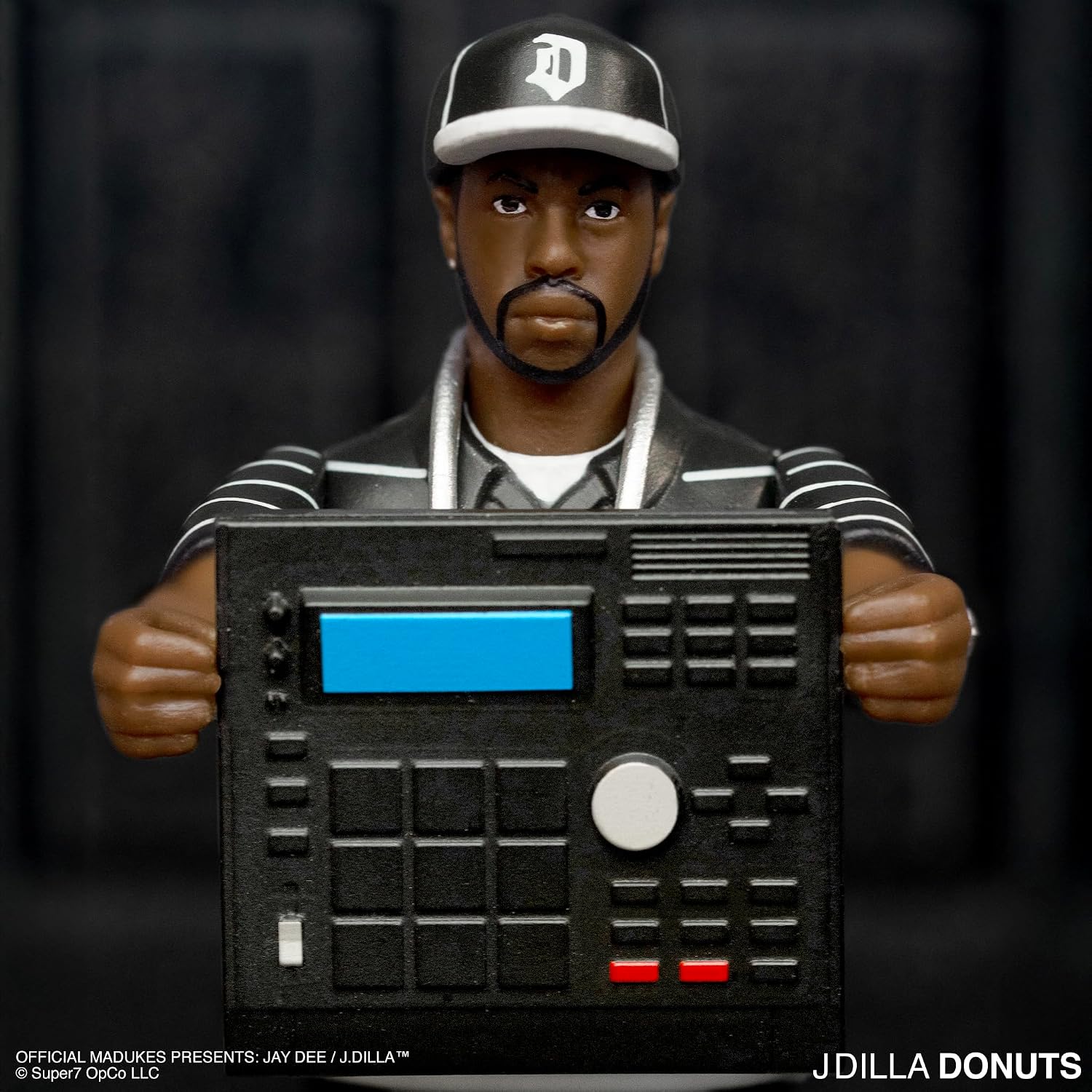 Super7 J Dilla Donuts Album Cover - 3.75" J Dilla Action Figure with Accessories Hip Hop Collectibles and Retro Toys
