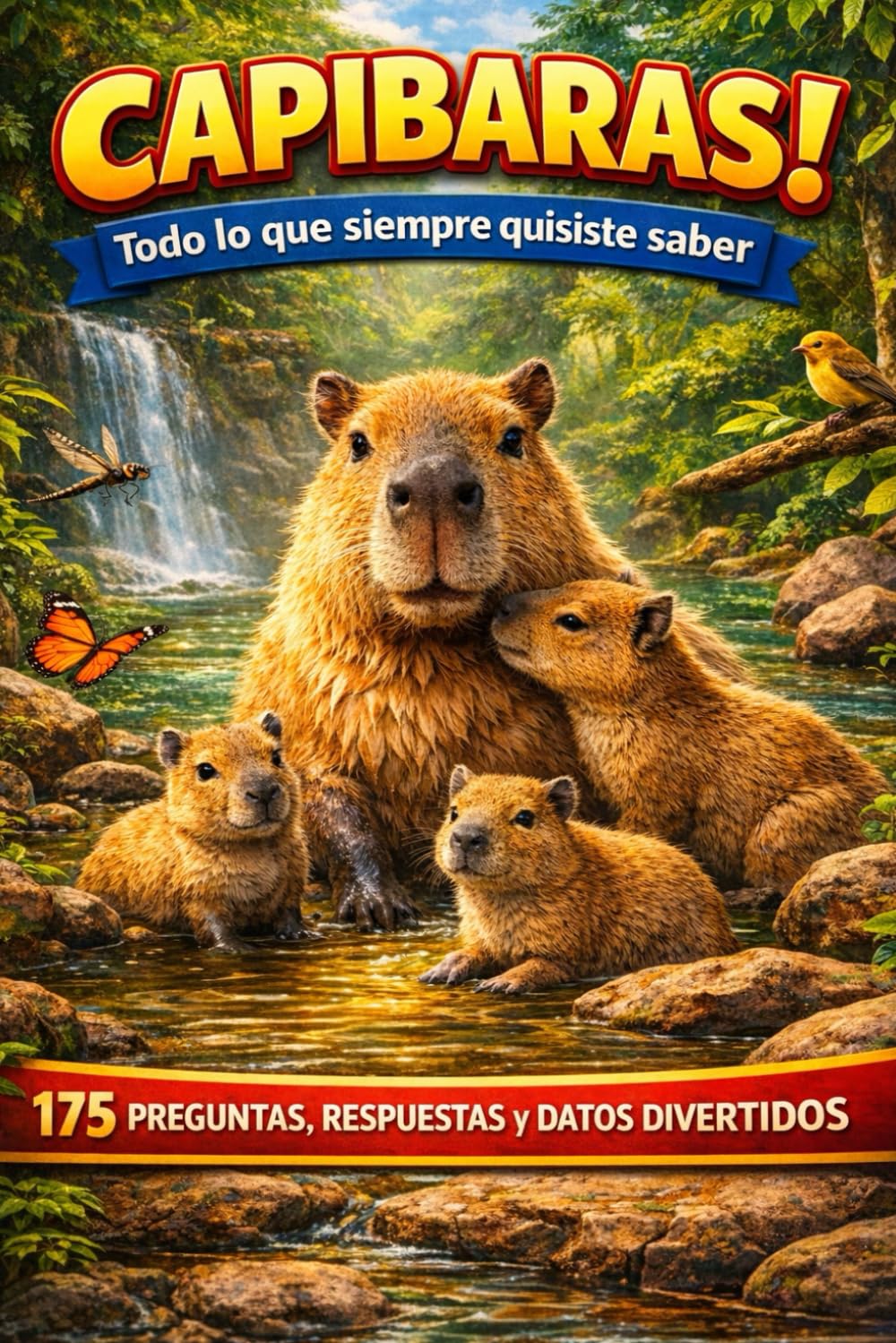 CAPIBARAS! - Todo lo que siempre quisiste saber: 175 Preguntas, Respuestas y Datos Curiosos Sobre El Animal Más Adorable Del Mundo