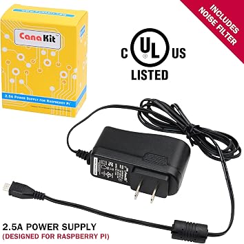 CanaKit Raspberry Pi Zero W (Wireless) Complete Starter MAX Kit with Premium Black Case (64GB Edition)