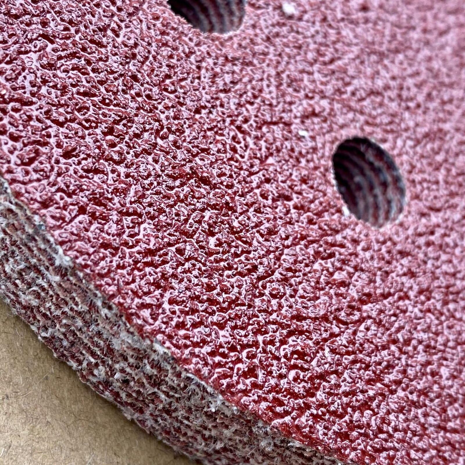 100pcs 6 pouces 150mm Rond Sandpaper 6 Trous Disque de Sable set Grit-120 Crochet et Boucle Ponceuse Papier Sablé pour Outils de Polissage
