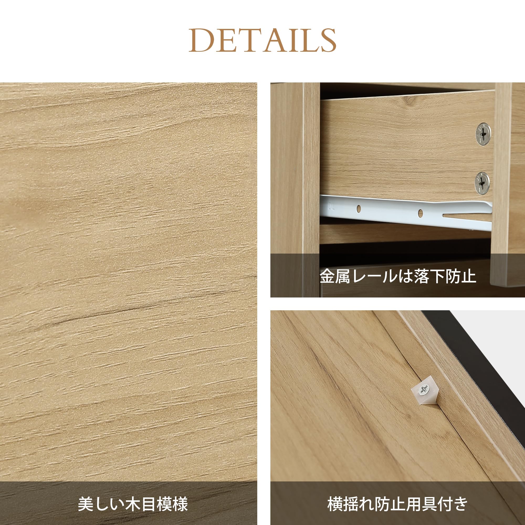 Amazon.co.jp: 【幅90cm】キャビネット 木製 脚付き 収納棚 チェスト