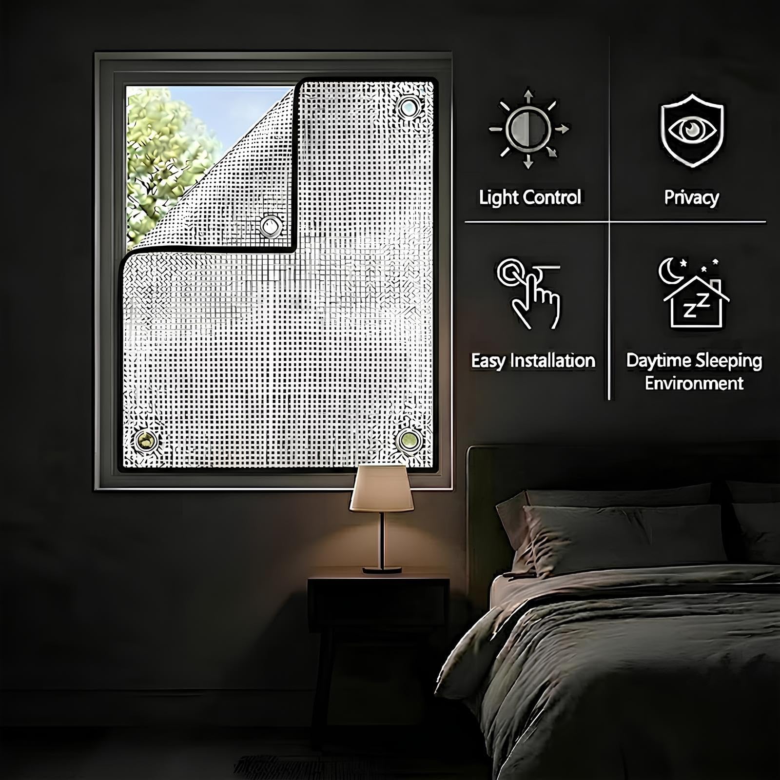 30 40 50 60 70 80cm Film Isolation Thermique en Aluminium Réfléchissant pour Fenêtre avec Ventouse 8mm Réutilisable Panneau de Protection Solaire Anti Chaleur