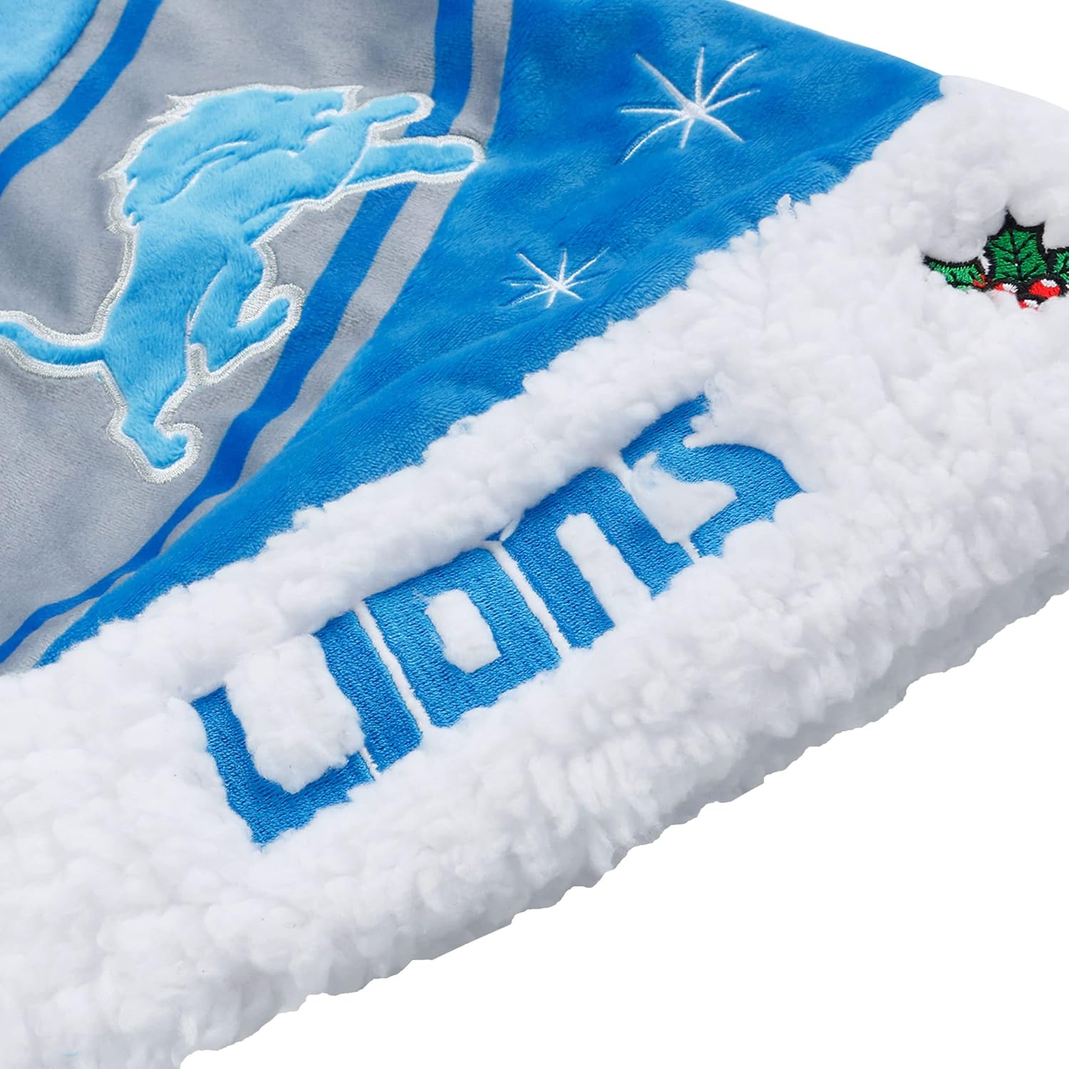 NFL Team Logo High End Holiday Santa Cap Hat - Image 2