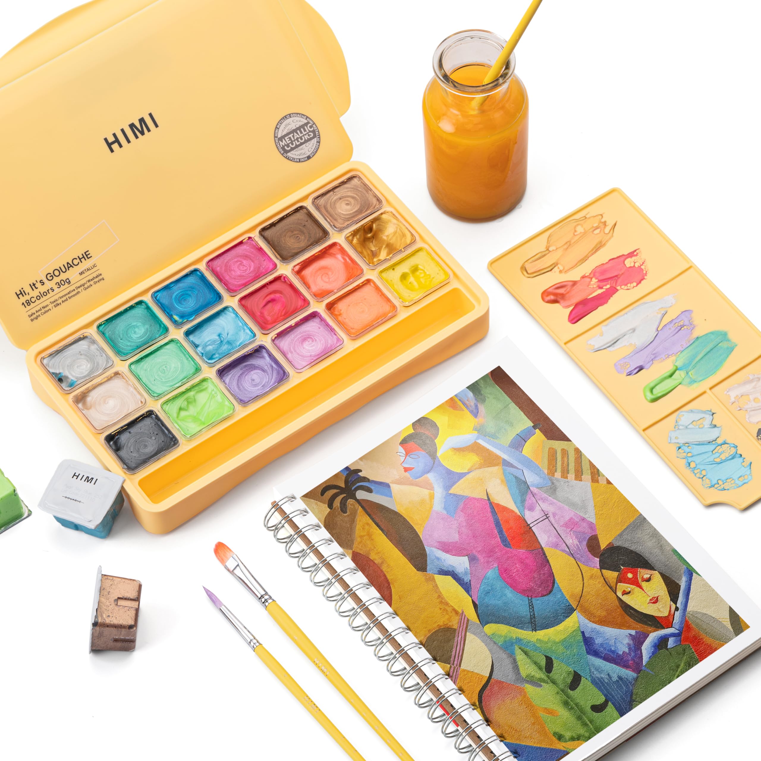 HIMI Peintures à la gouache