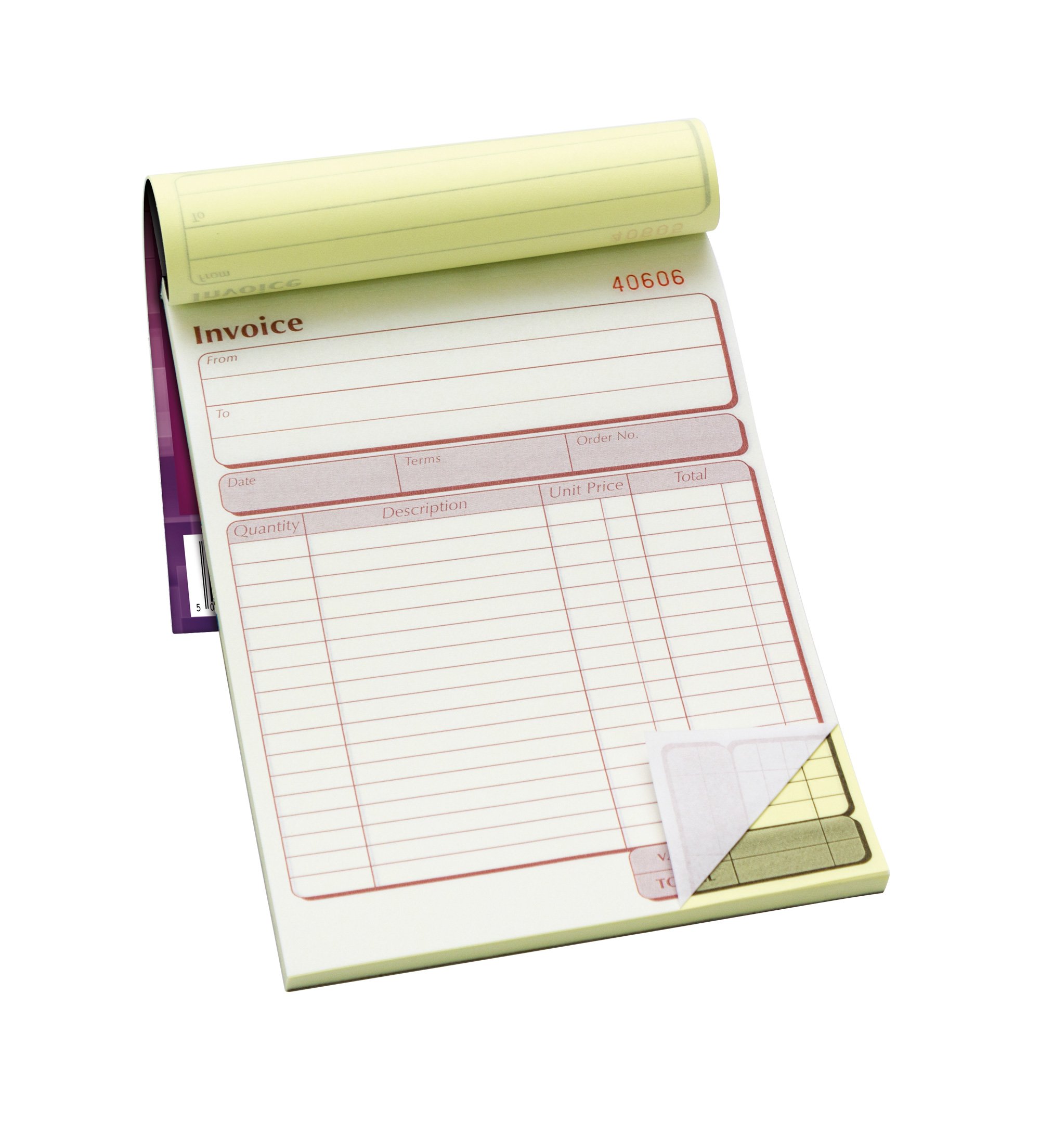 Pukka Pad, Duplicate Invoice Book 203 x 137mm Pack of 5