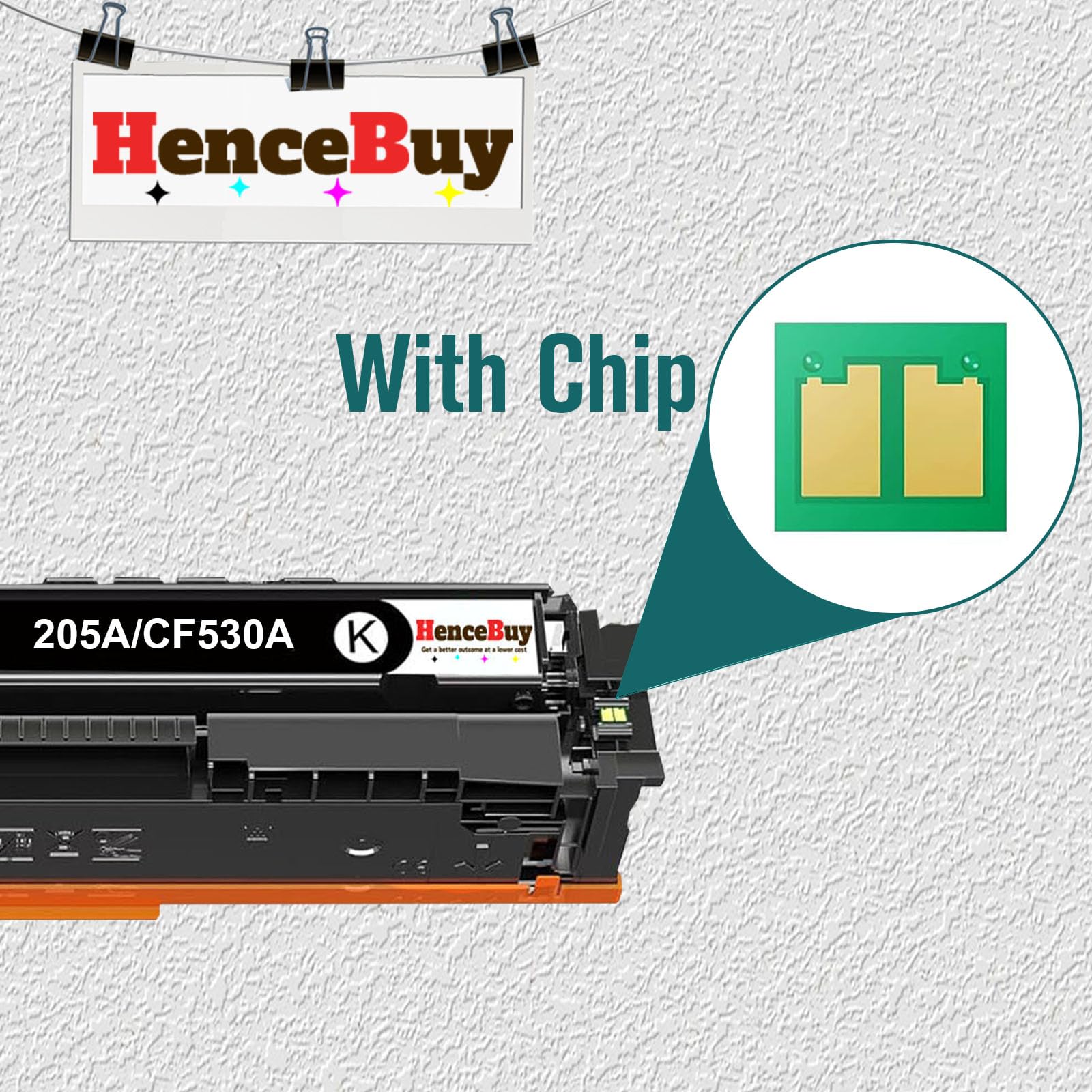 205A CF530A Cartuchos de tóner Compatible para Toner HP 205A para HP Color LaserJet Pro MFP M181fw Tinta M181 M180n M180nw M154a M154nw M154 CF531A CF532A CF533A Negro Cian Amarillo Magenta