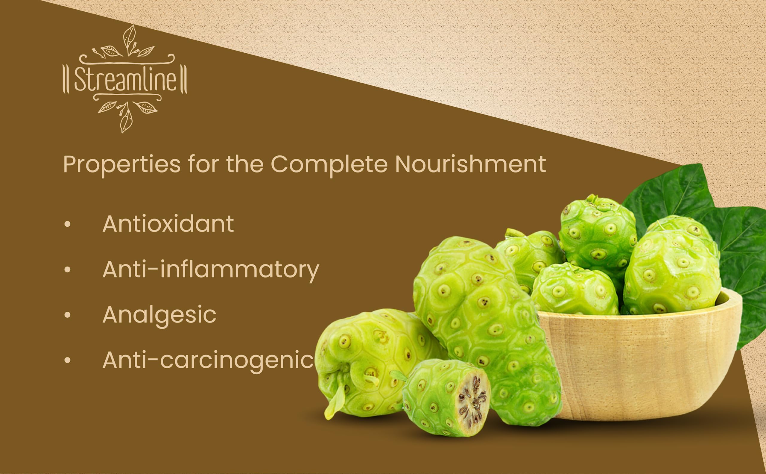 Streamline Noni Capsules 500mg - | Good For Body Detoxifier, Immunity Booster, Joint Pain Relief, Restful Sleep | 30 Veg Capsules for Men & Women - 30 Veg capsules 4